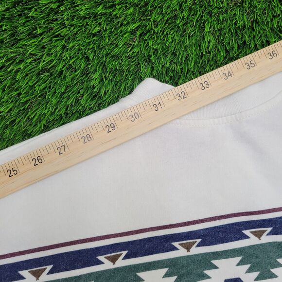 Vintage Native-American Sweatshirt Womens Large 22x23 Boxy - Picture 5 of 16